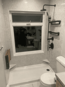 Bay Shore Tub to Shower Conversion